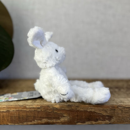 The Little White Company Tiny Bunny Tiny Pickles Bunny Rattle (Jellycat Collab)
