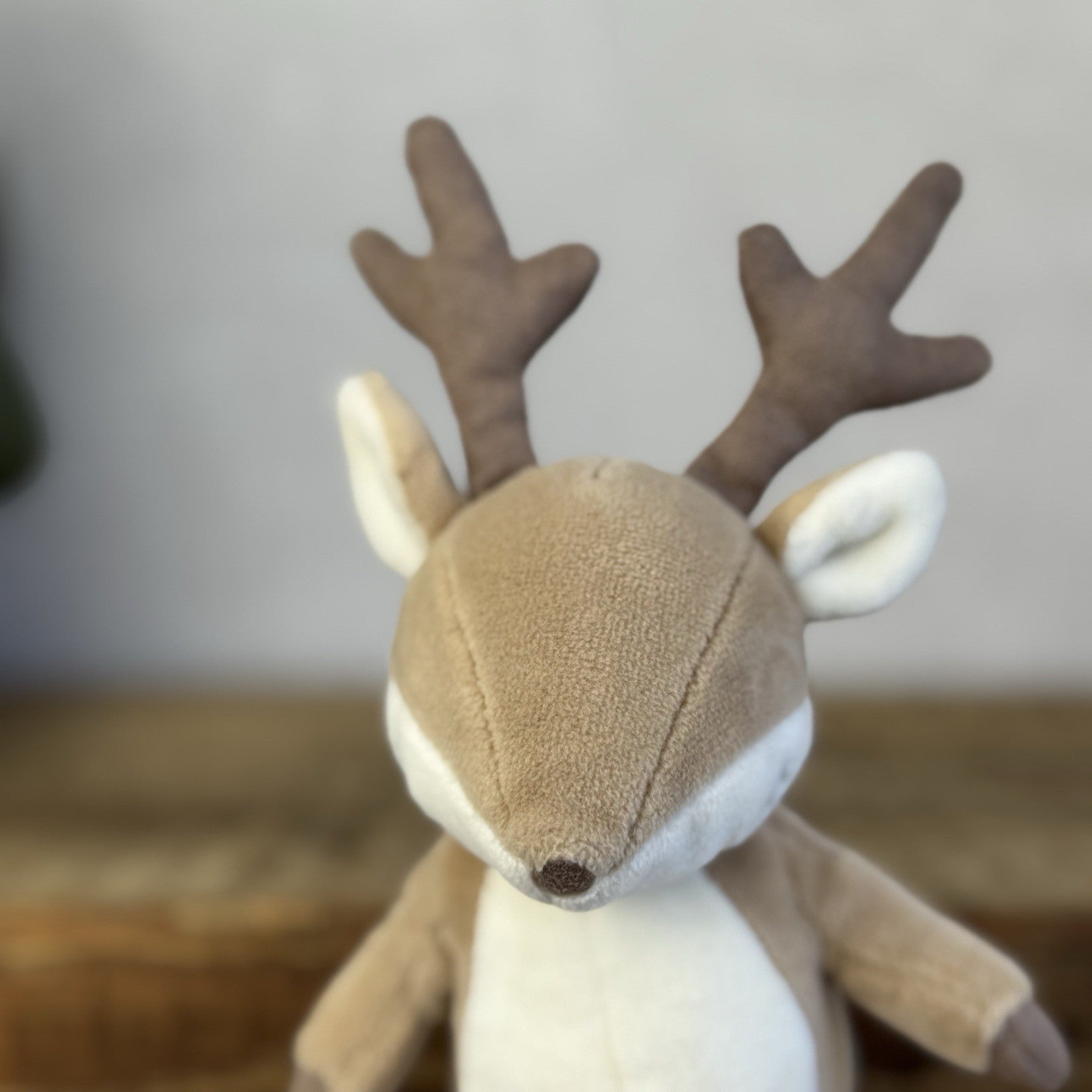 Jellycat Minikin Fawn Deer Brown - Tiny Small Velour Fawn Beanie Retired 7”
