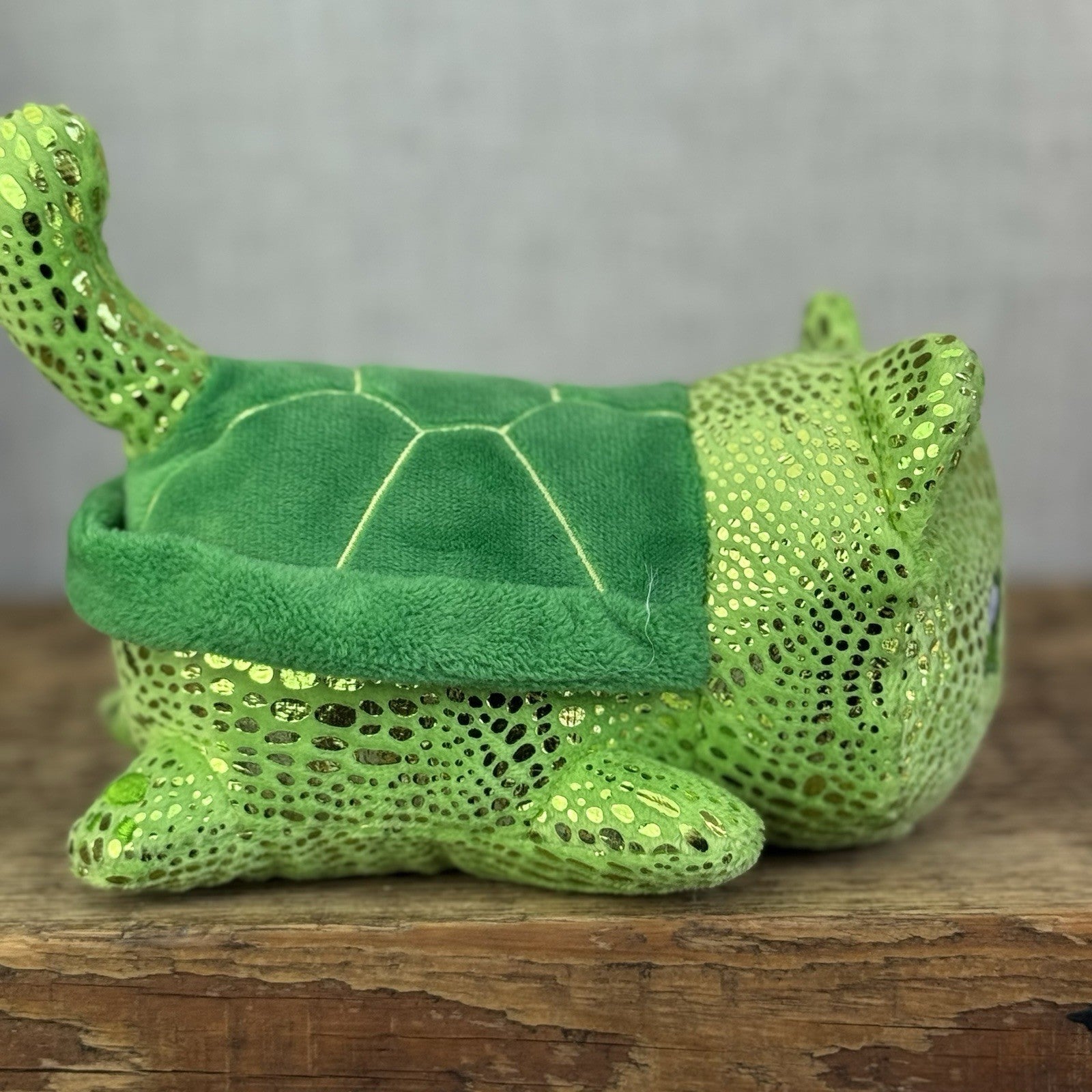 Aphmau MeeMeows - Turtle Plush Green Sparkly Sea Cat Collectible 5"