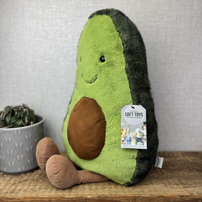 Jellycat Huge Amuseable Avocado - Huge Avocado Soft Toy Beanie Plush Retired 18”