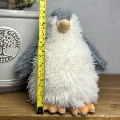 Jellycat Rolbie Penguin - Jellycat Fluffy Penguin 8” - Small Penguin Light Grey