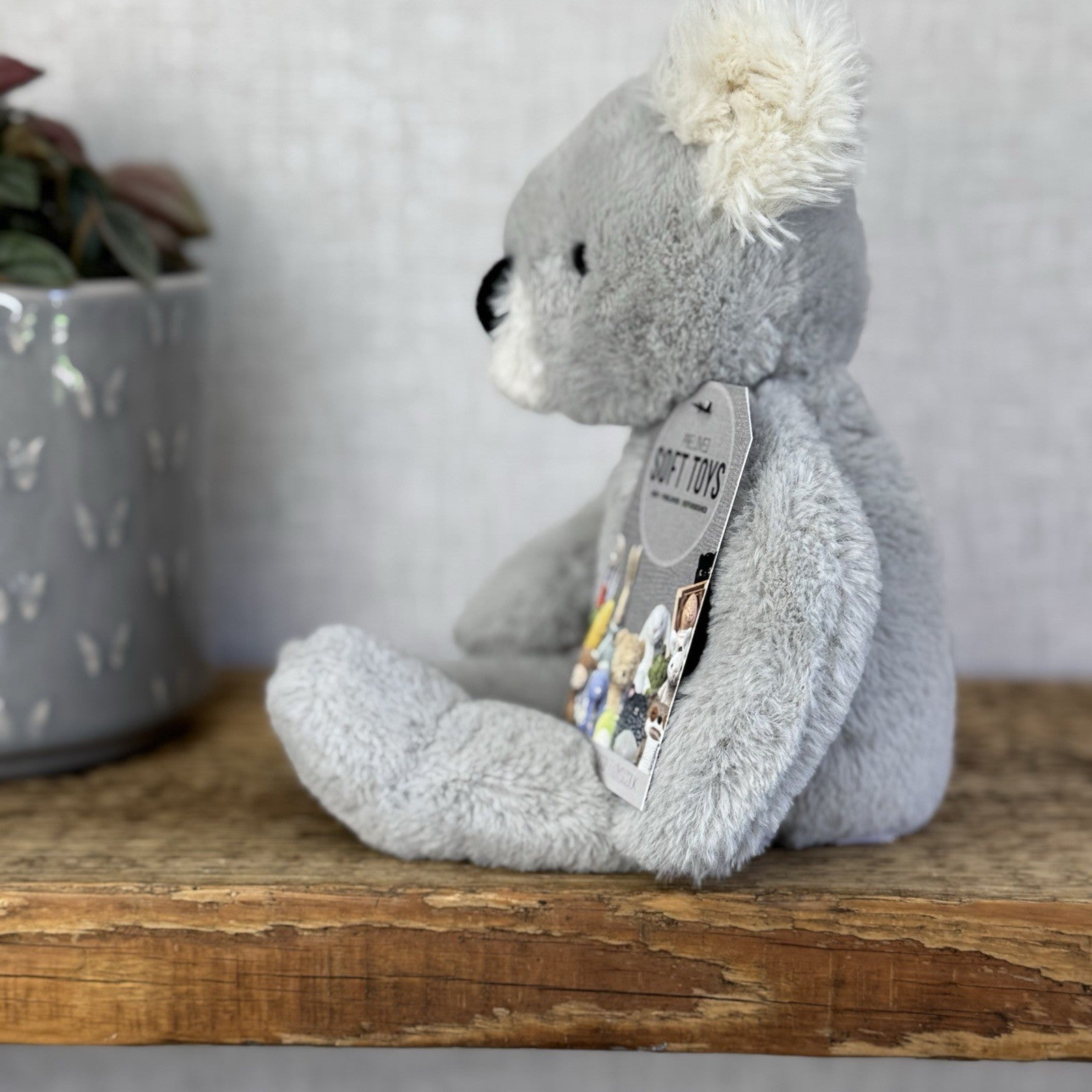 Jellycat Benji Koala Small - Retired Soft Grey Beanie Koala Snugglet 11”