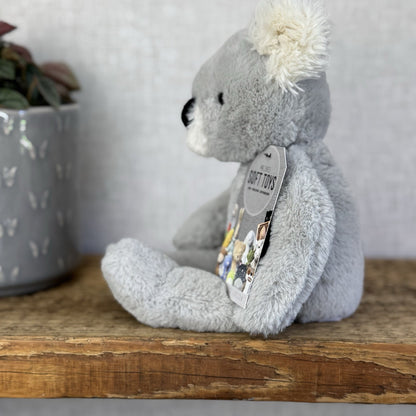 Jellycat Benji Koala Small - Retired Soft Grey Beanie Koala Snugglet 11”