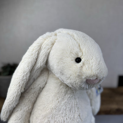 Jellycat Huge Bashful Cream Bunny - Large Off White Bunny - Big Rabbit Toy 50cm