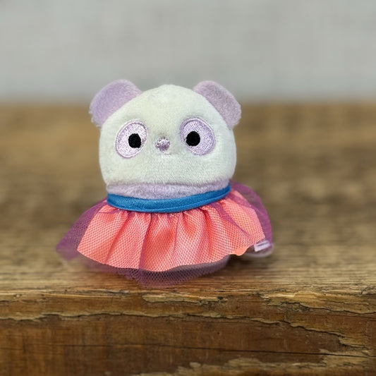 Squishmallow Squishville - Penny The Purple Panda Series 3 With Accessory