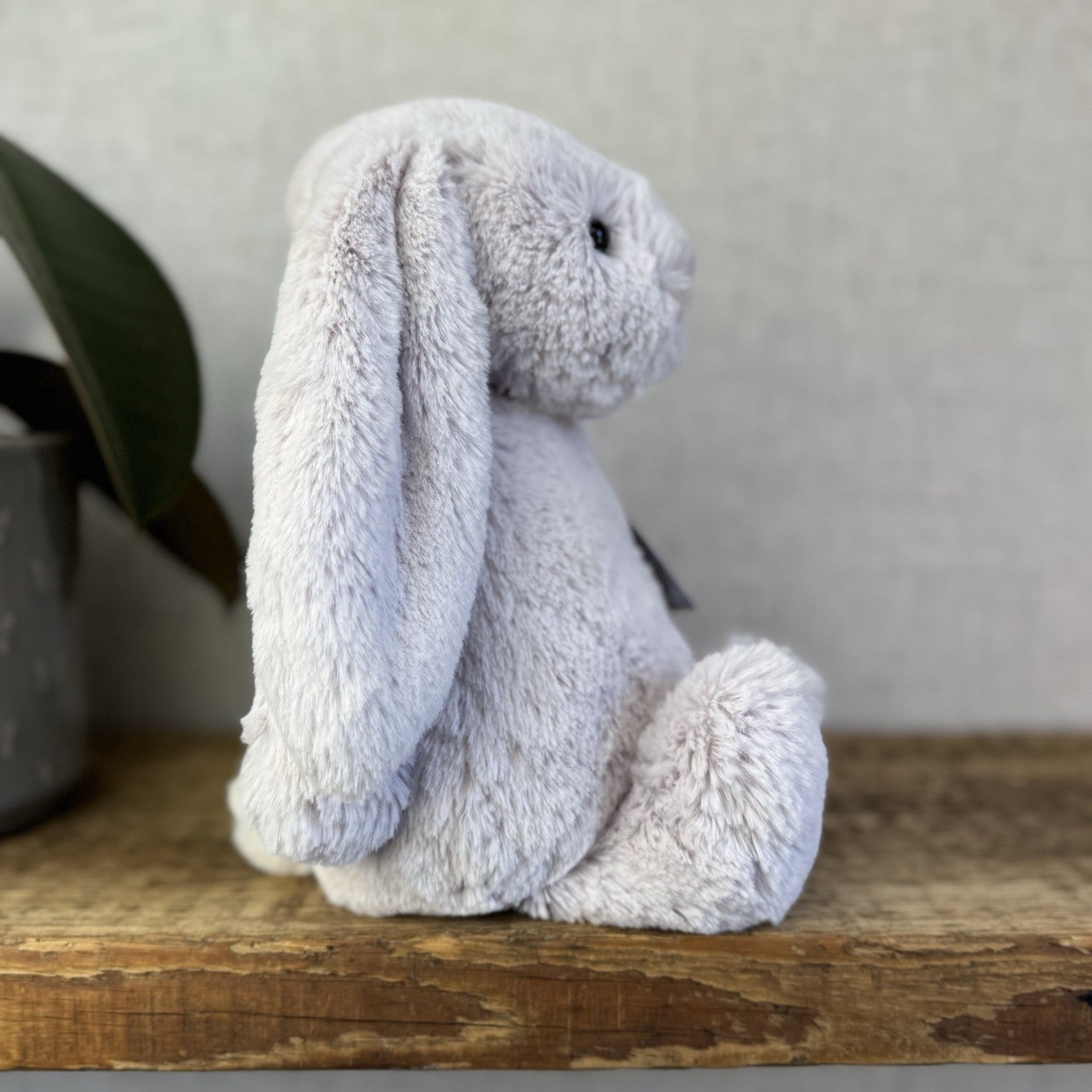Jellycat Bashful Bunny Lilac - Light Purple Bunny White Tail Rabbit 12” Retired