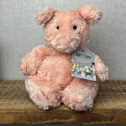 Jellycat Small Bartlesham Pig Teddy Pink Vintage Collectible Beanie Piglet 11”