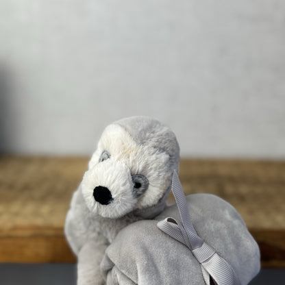 Jellycat Bailey Sloth - Shooshu Sloth Soother Comfort Blanket Grey Retired Rare