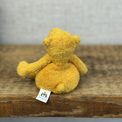 Jellycat Baby Bunglie Bear - Tiny Vintage Beanbag Bear Rare, Retired 5"