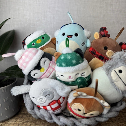 Squishmallows Holiday Winter Squad 2022 - Squishmallow Christmas Decorations 5”