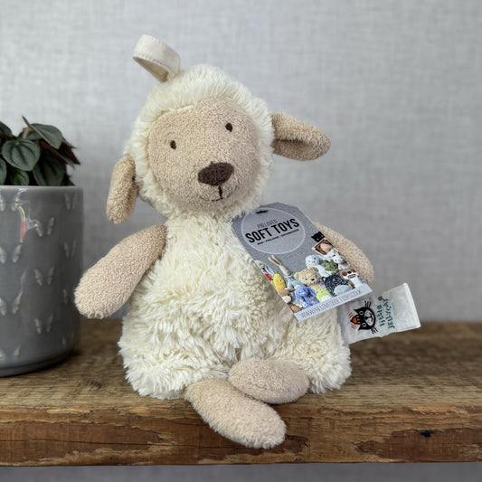 Jellycat Lollie Lamb Musical Pull - Collectible Baby Plush Lullaby Toy Rare 10"