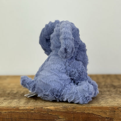 Jellycat Tiny Fuddlewuddle Elephant - Blue Soft Toy Retired Beanie 5"