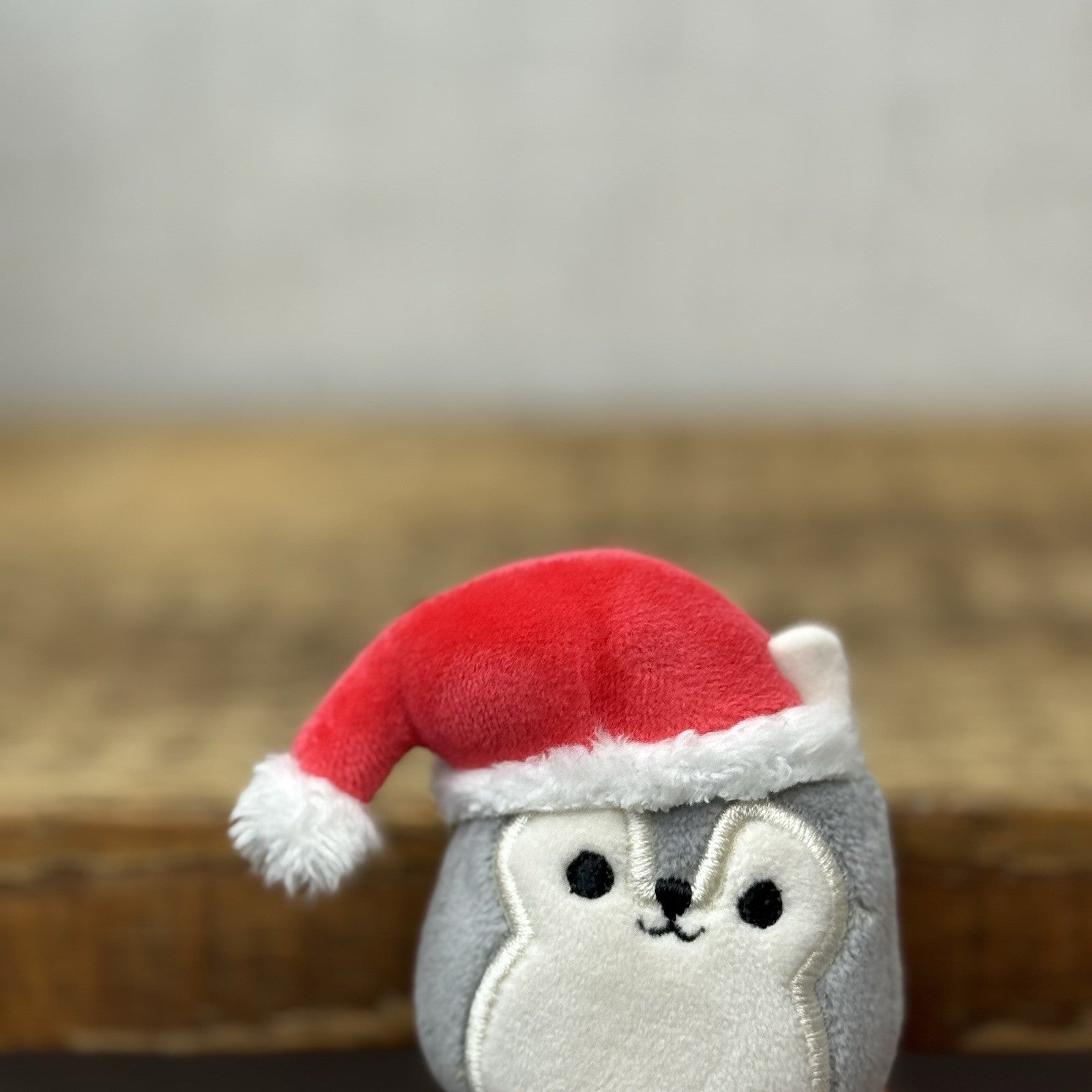 Squishmallow Squishville - Tilman Christmas Wolf Soft Toy Advent Christmas Mini