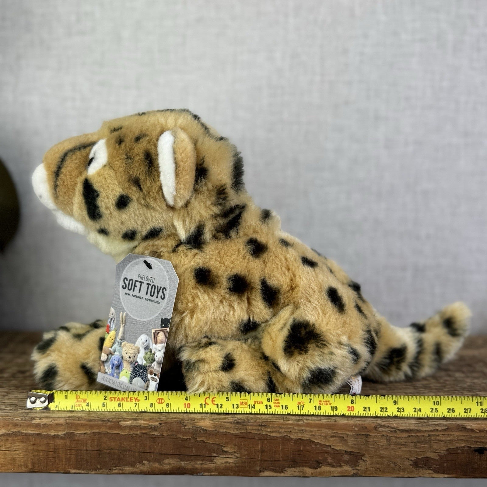 Keel Toys Signature Leopard - Small Leopard Plush Toy Realistic Wild Cat 8"