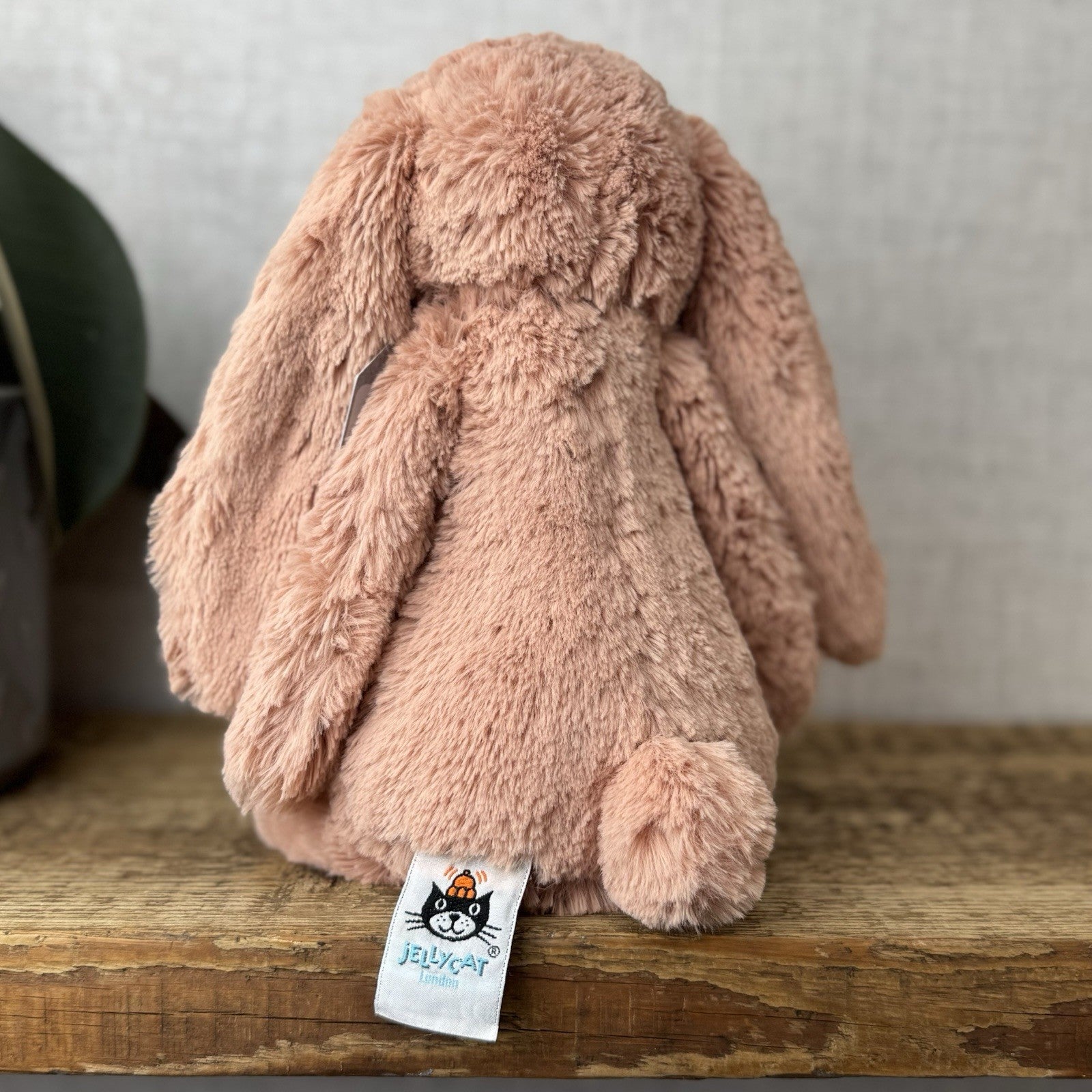 Jellycat Medium Bashful Apricot Bunny - Peach Pale Pink Bashful Jellycat 12”