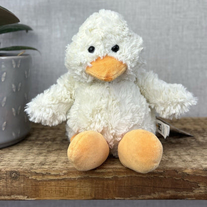 Jellycat Millyboo Duck - Small White Curly Fur Duckling Chick Small 10”