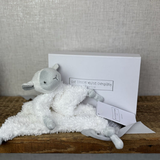 The Little White Company Soother - Lottie Lamb Comforter New With Box & tags