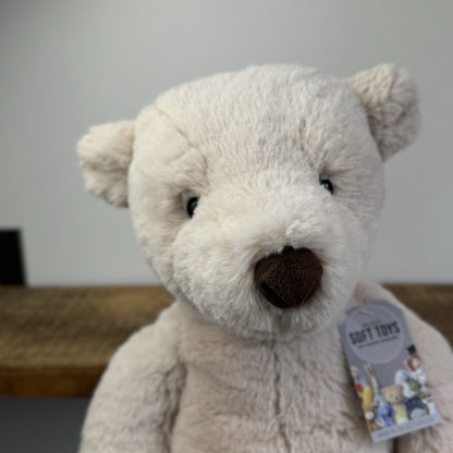 Jellycat Huge Barley Bear - Large Cream Bear Retired Hard To Find 23"