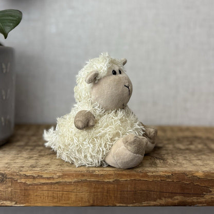 Jellycat Pudding Lamb Sheep - Small Fluffy Lamb Soft Toy Plush Beanie 5”