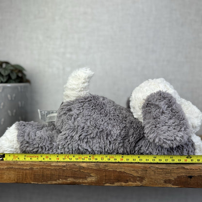 Jellycat Tumblie Sheepdog Grey & White Puppy Dog Soft Toy Plush Dog 12" (#4)