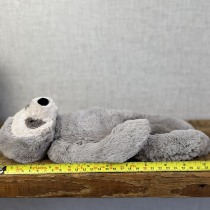 Jellycat Small Bailey Sloth - Small Grey Sloth Snugglet Rare Retired With Tags