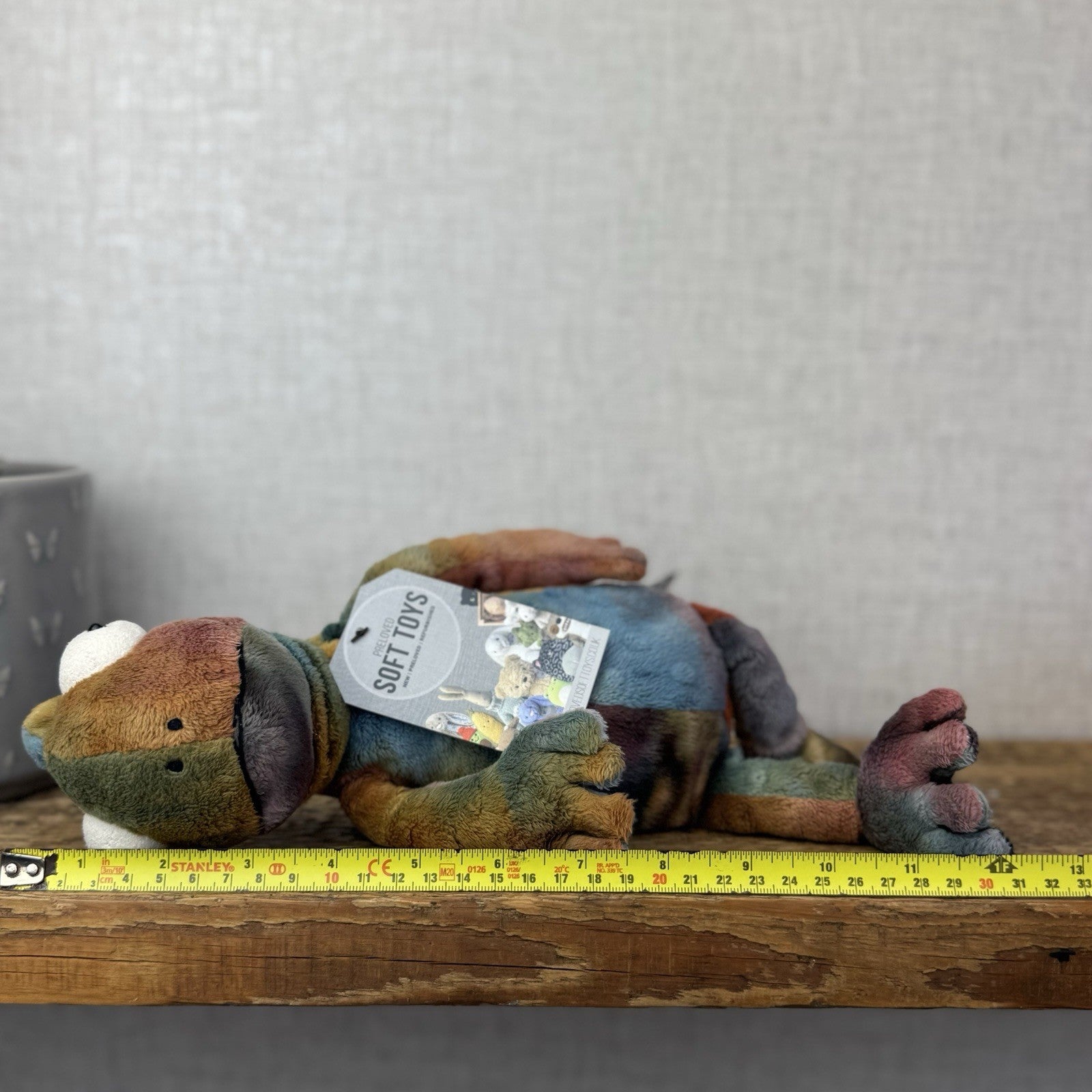 Jellycat Colin Chameleon - Jellycat Multicoloured Lizard Soft Toy - Medium 12"