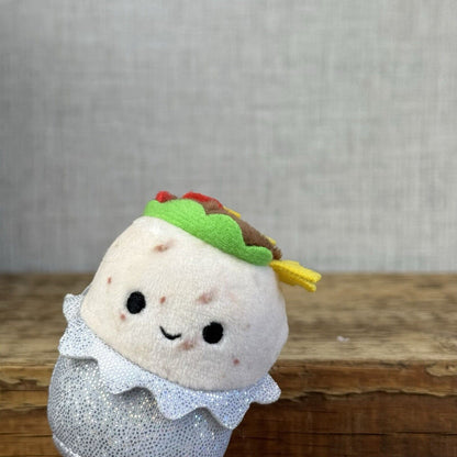 Squishmallow Squishville - Bernardo Burrito - Tiny Food Squishville 2"