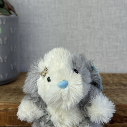 Blue Nose Friends Fluffy The Sheepdog - Mini Fluffy Dog Beanie Pal New 5”