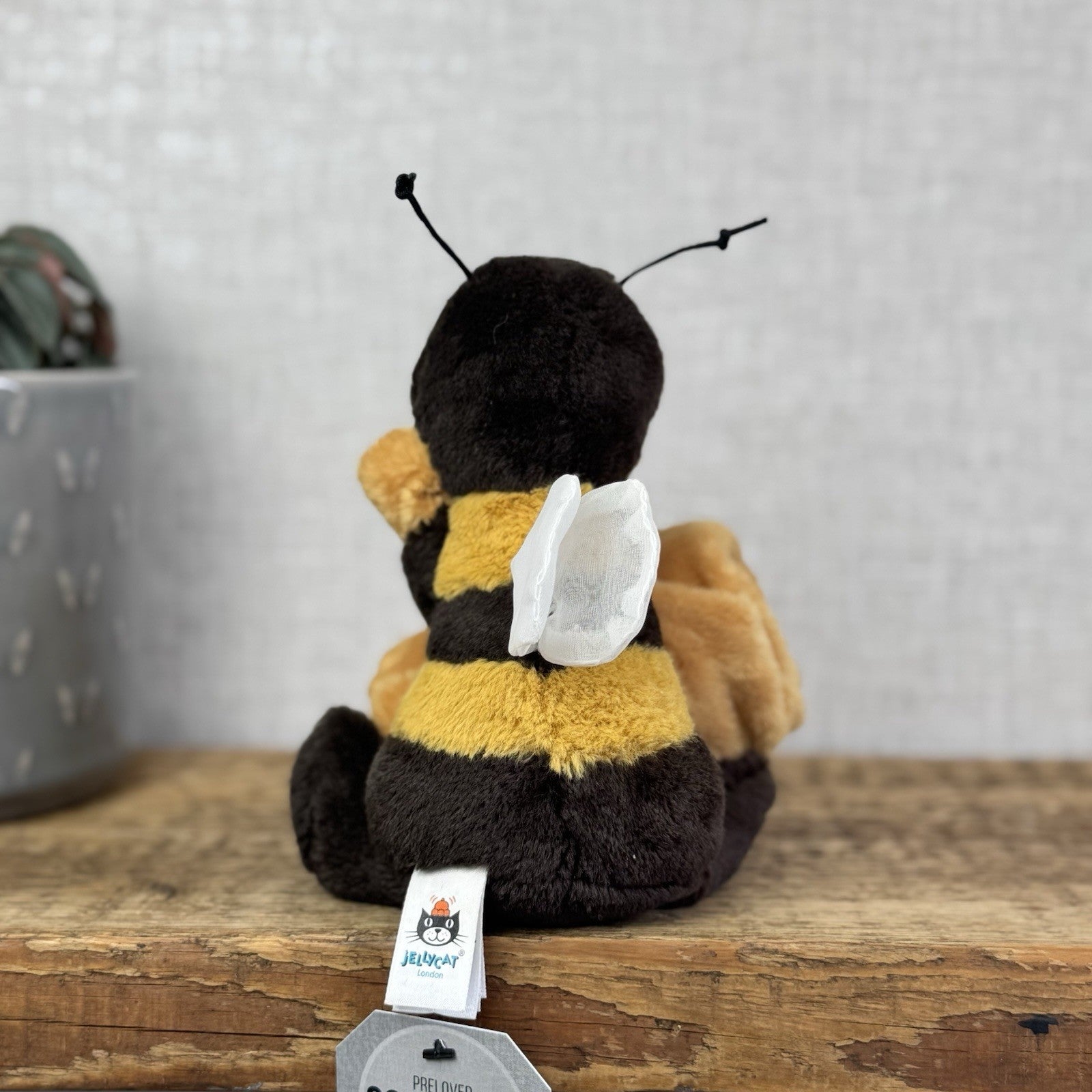 Jellycat Bashful Bee Soother - Bumble Bee Comforter Neutral Baby Gift NWOT 