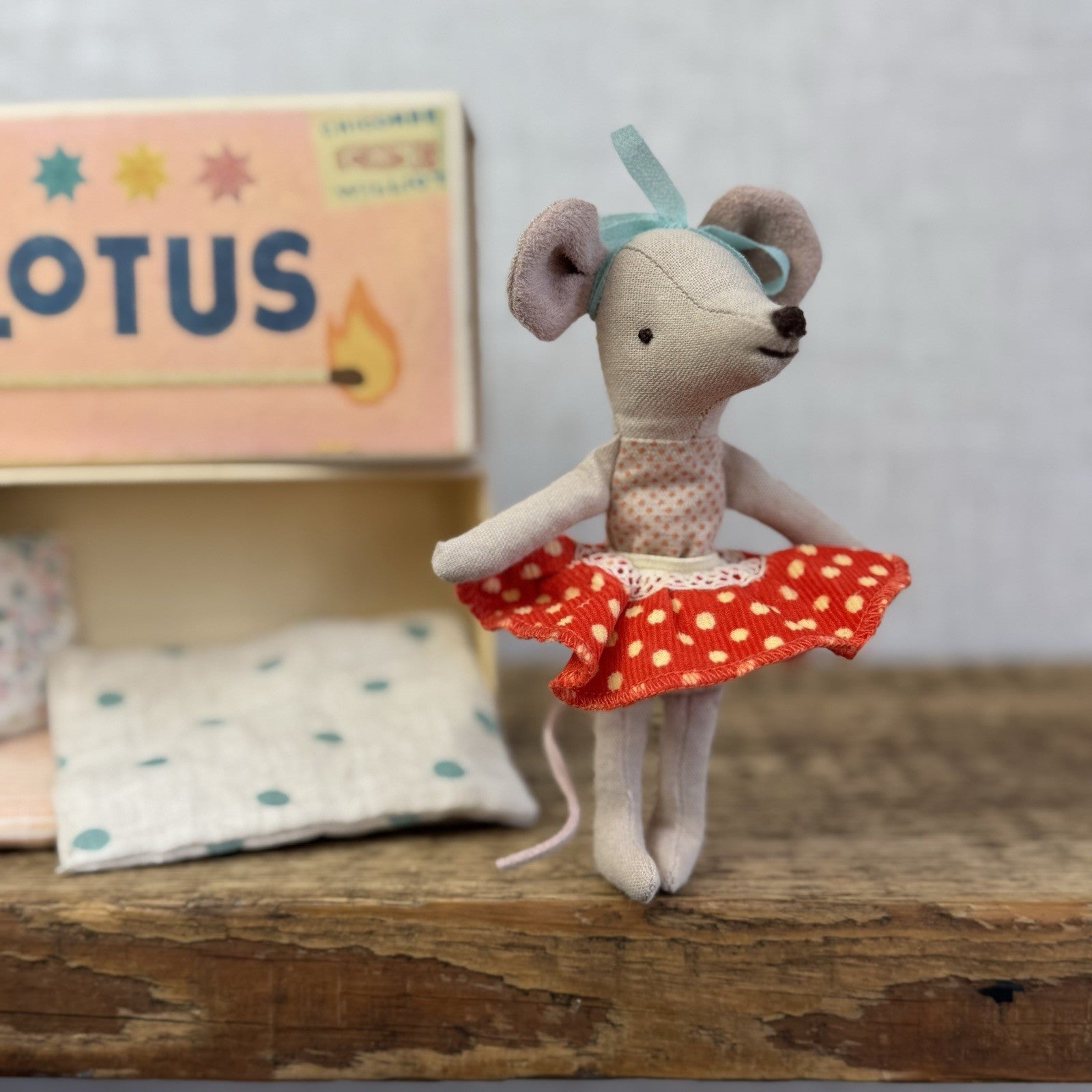 Maileg Big Sister In A Matchbox Retired 2016 - Rare New Without Tags