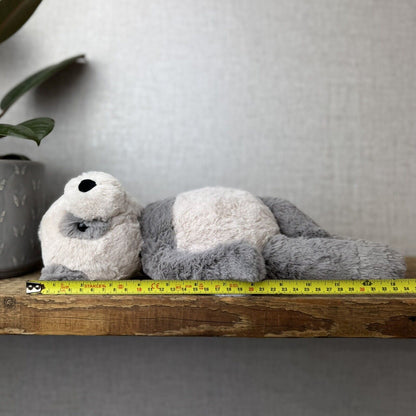 Jellycat Medium Buckley Panda - Snugglet Panda - Grey & White Beanie Panda 14”