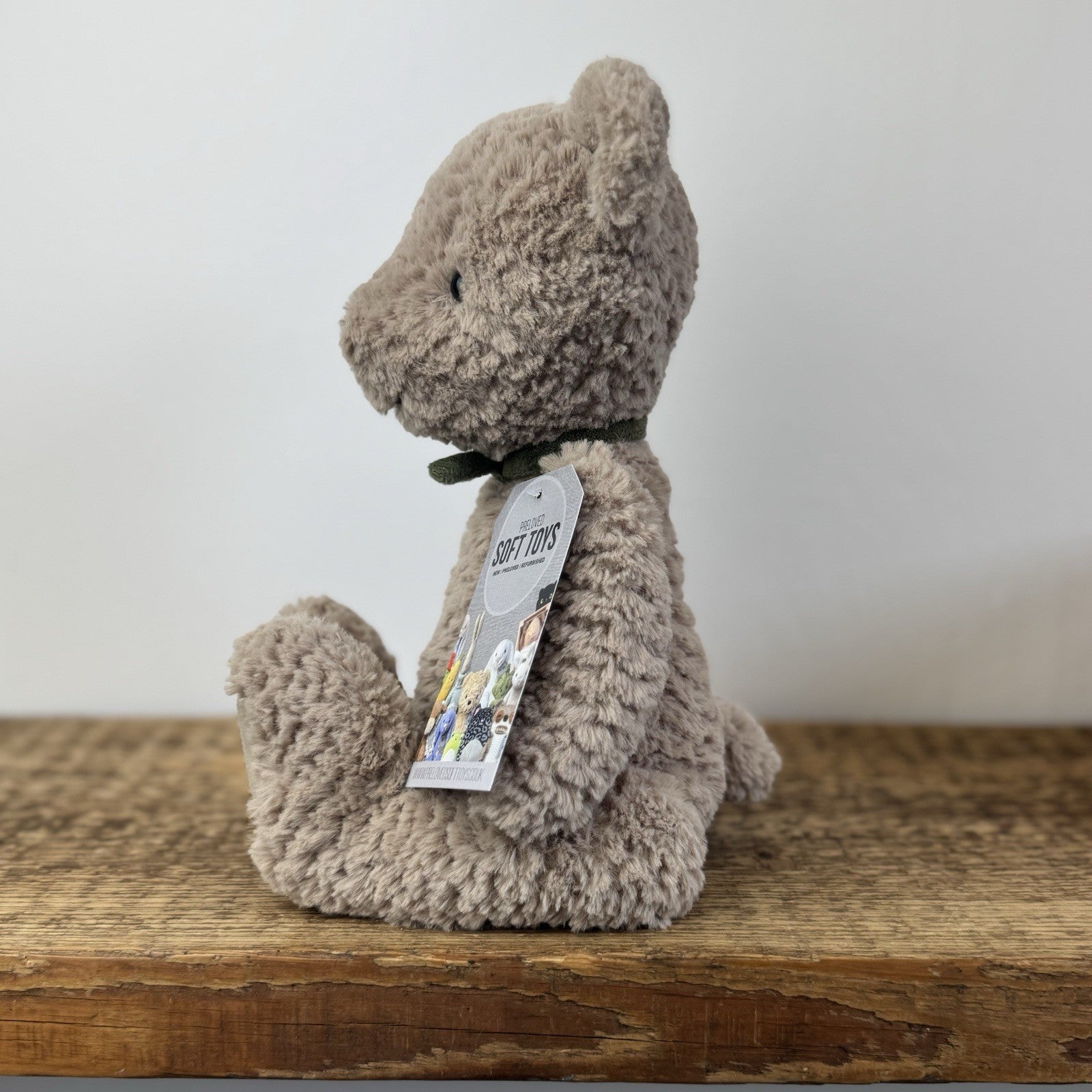 Jellycat Ambalie Bear - Beige/Brown Retired Traditional Bear Retired 11"