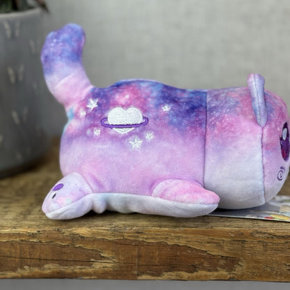 Aphmau MeeMeows - Celestial Galaxy Cat - Pocket Squishy Cat Pink Small Cat 5"