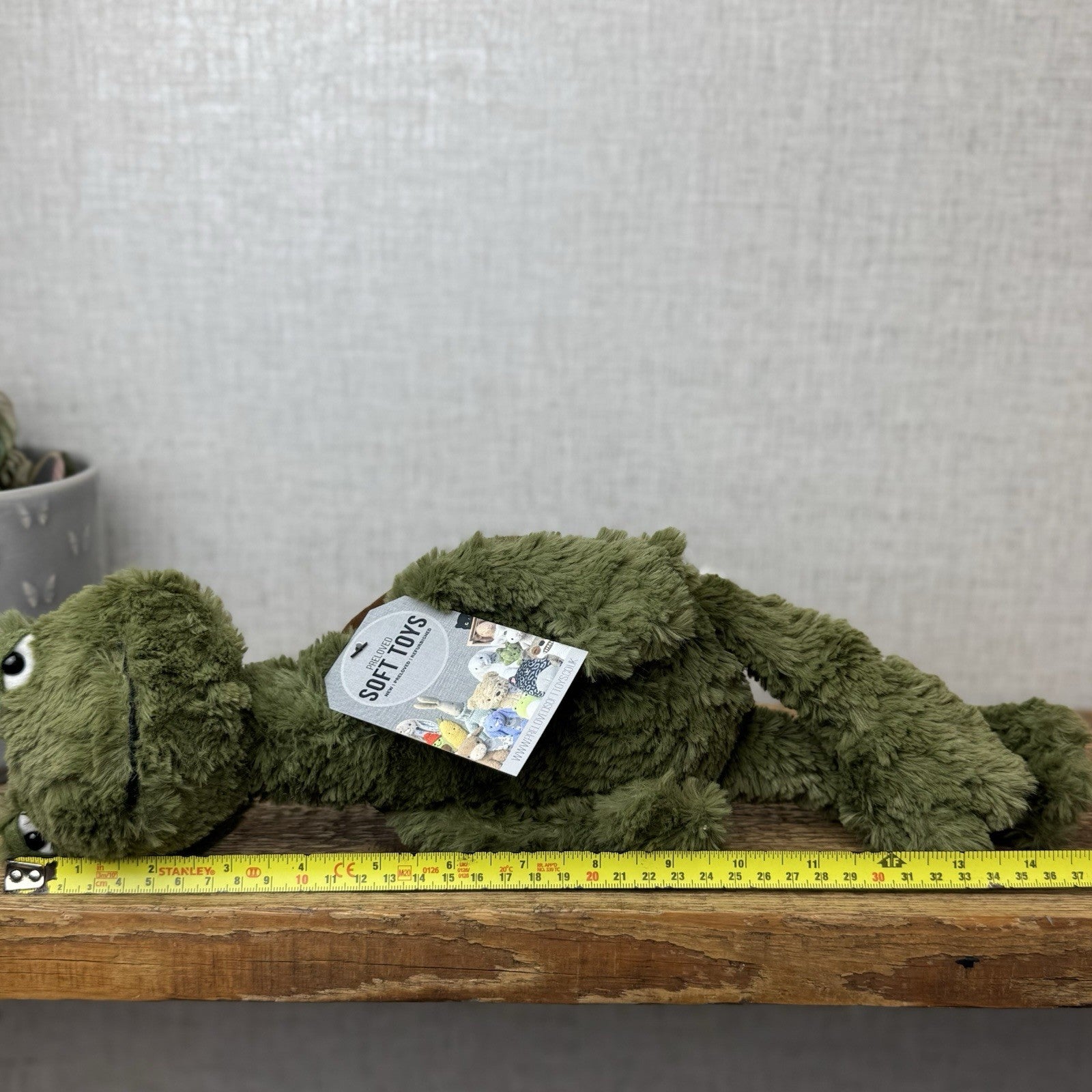 Jellycat Furryosity Turtle Tortoise - Grumpy Turtle Soft Toy 15" Medium Plush