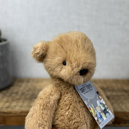 Jellycat Small Benjamin Bear - Maple Colour Small Beanie Bear Plush NWOT 10"
