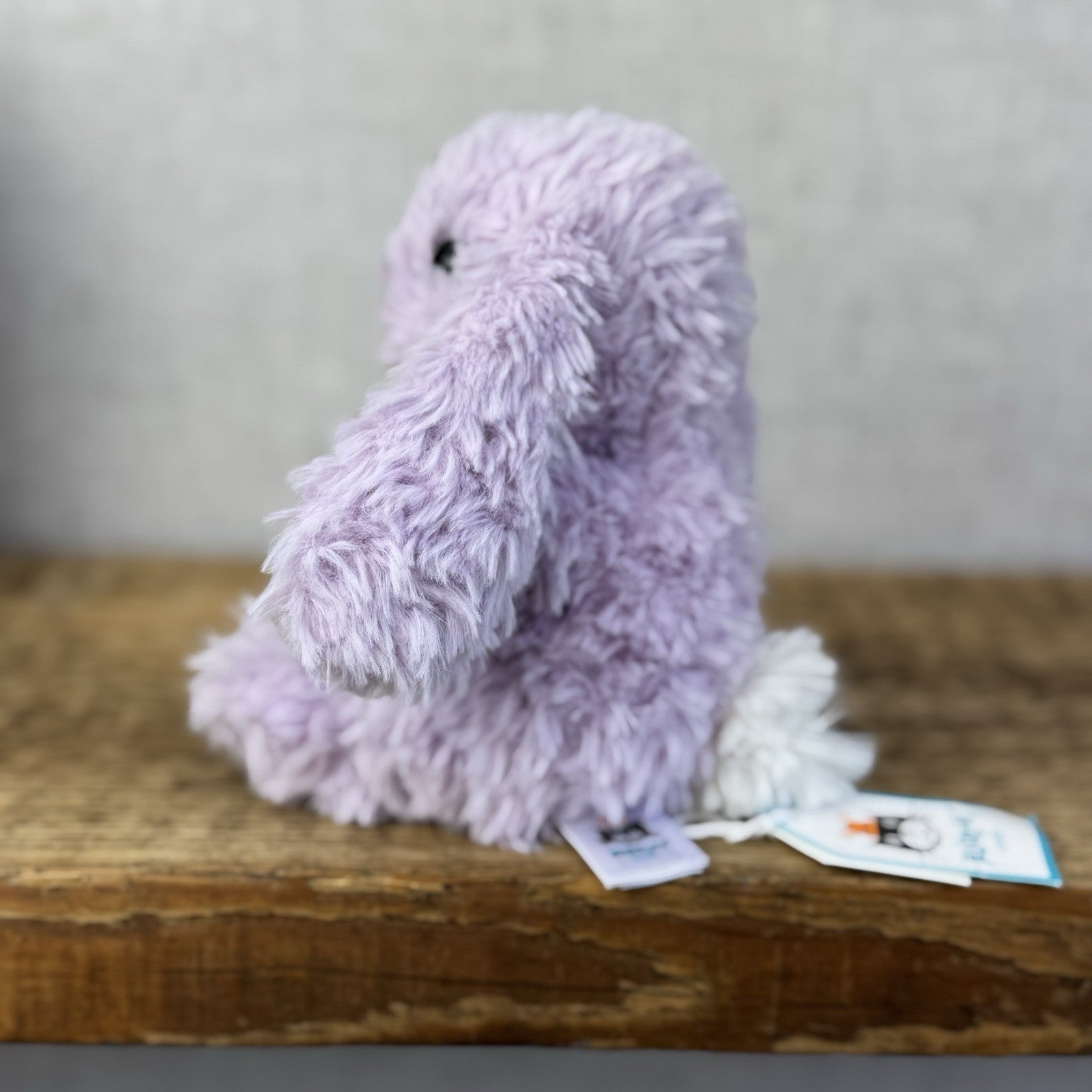 Jellycat Yummy Bunny Lavender Bunny Rabbit - Mini Light Purple Lilac Rabbit Tags