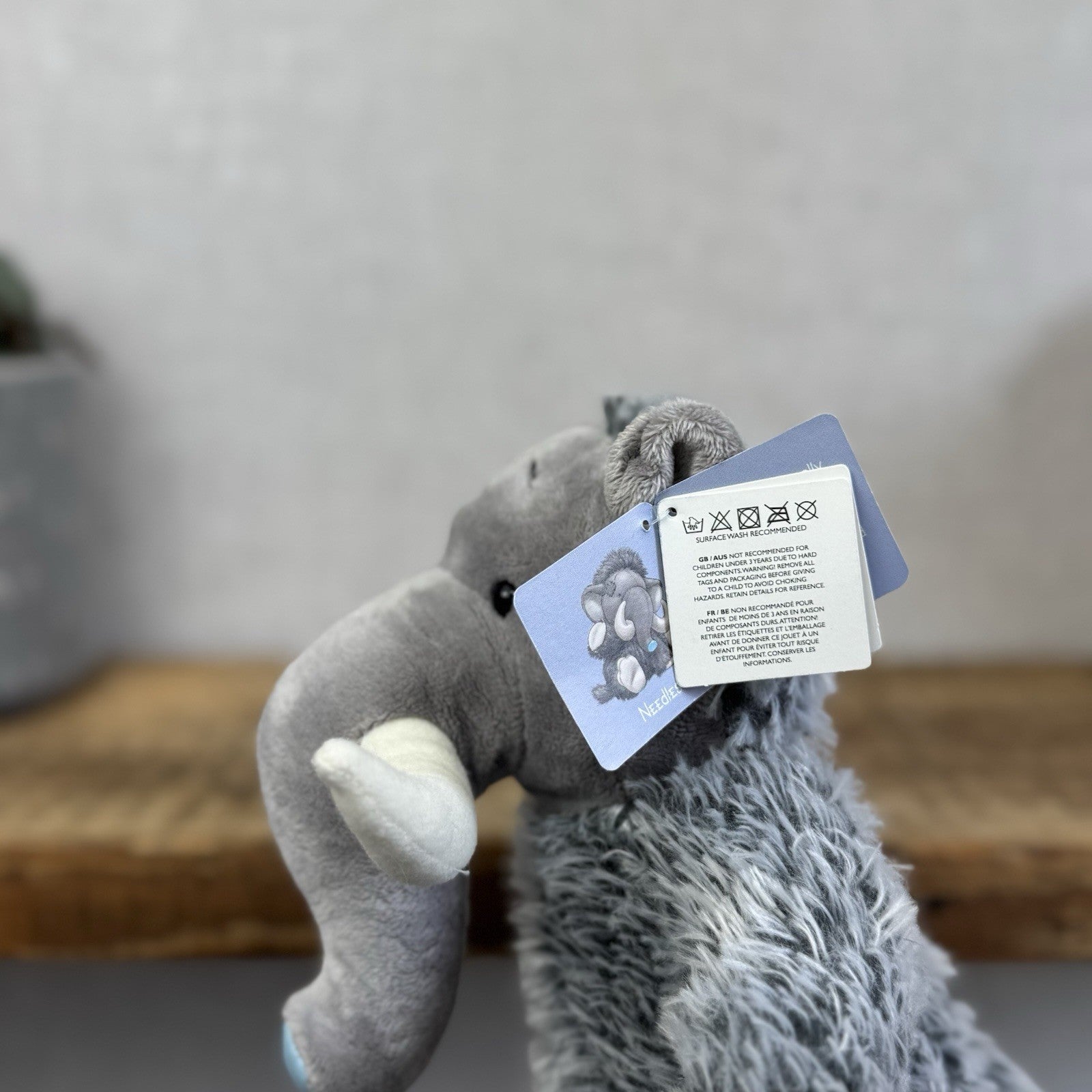 Blue Nose Friends Needles The Mammoth Floppy - Larger Blue Nose Friend With Tags