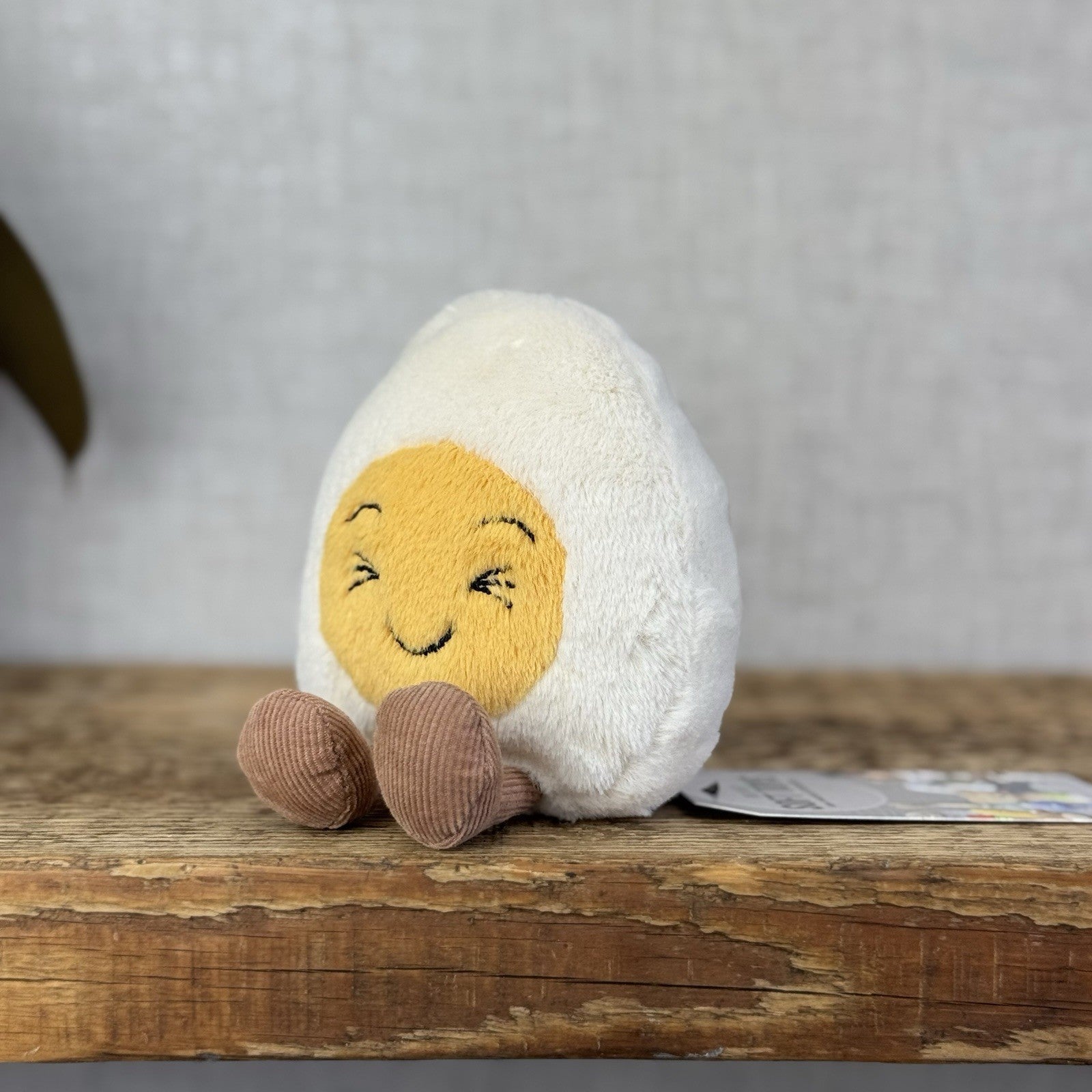 Jellycat Amuseable Laughing Boiled Egg - Small Egg With Legs Soft Toy Retired 5”