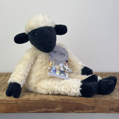 Jellycat Small Pickles Black Faced Lamb - Vintage Beanie Lamb Soft Toy NWOT 