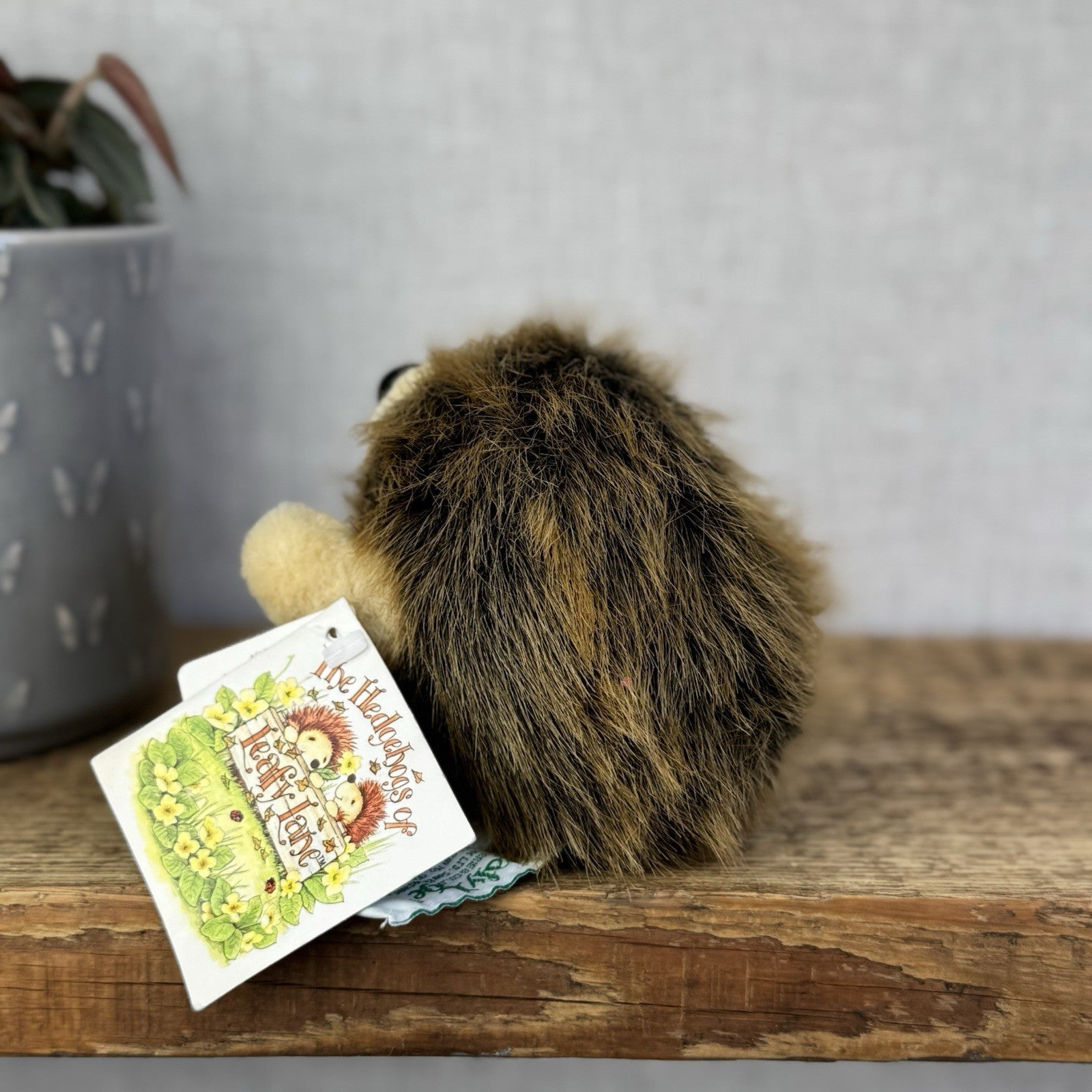 Russ Berrie - Hedghogs Of Leafy Lane - Mini Hedghog Vintage Plush With Tags New