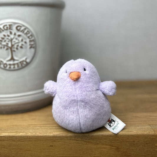 Jellycat Chicky Cheeper Violet - Small Chick - Fluffy Tiny Chick Purple - Lilac