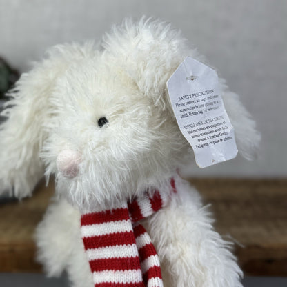 Laura Ashley Angora Bunny - Angora Bunny In Red Scarf - Jellycat Collaboration