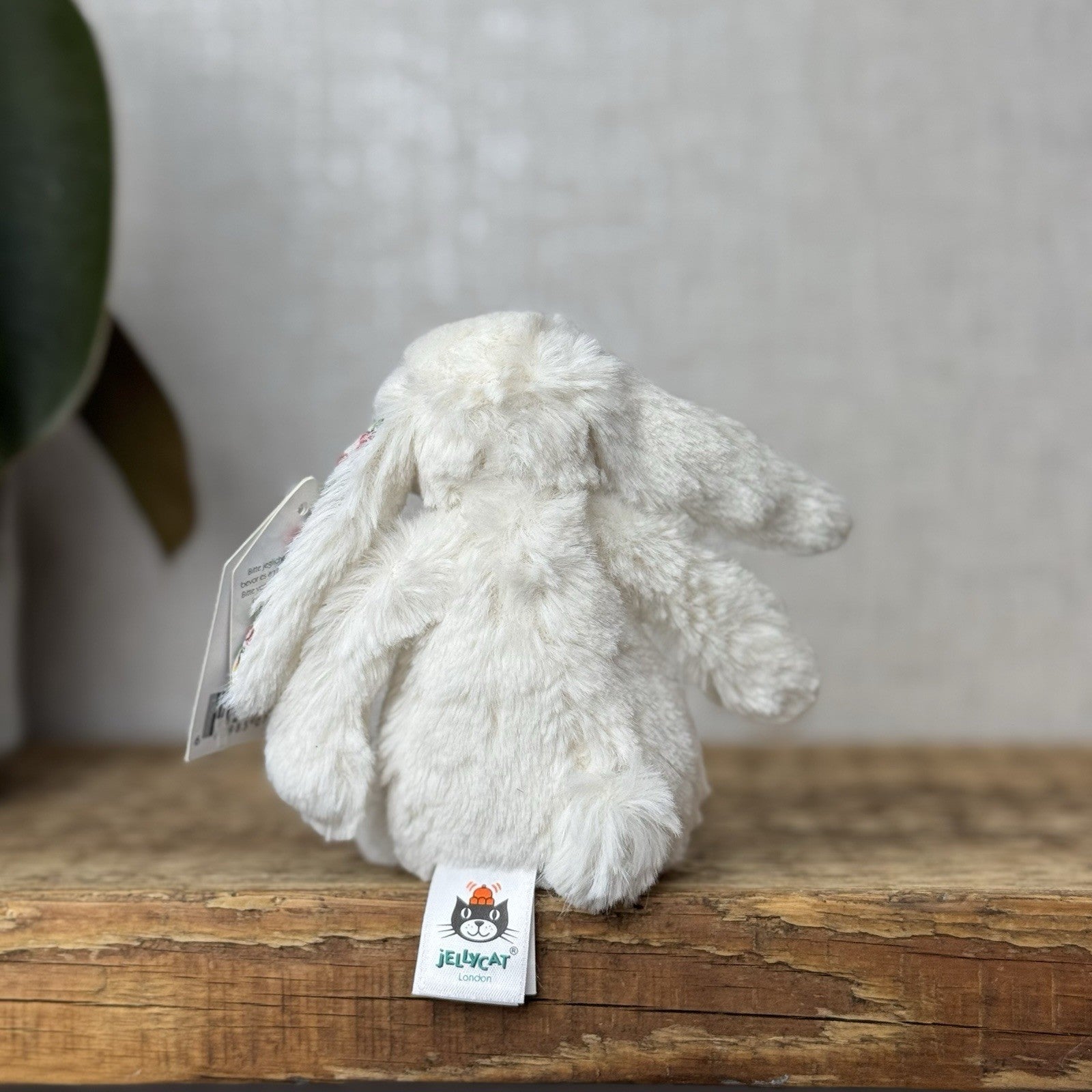 Jellycat Baby Cream Blossom Bashful Bunny - Baby Cream Rabbit New With Tags 5”