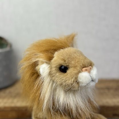 TY Classic Sahara - Beanie Baby Large Lion Wild Cat Soft Toy Pristine Tags 8"