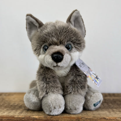 BBC Earth Husky Wolf Soft Toy Plush Posh Paws 2008 - Retired Beanie Realistic