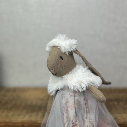 Maileg Mini Bunny - Brown Mini Bunny Princess (Custom Princess Outfit)