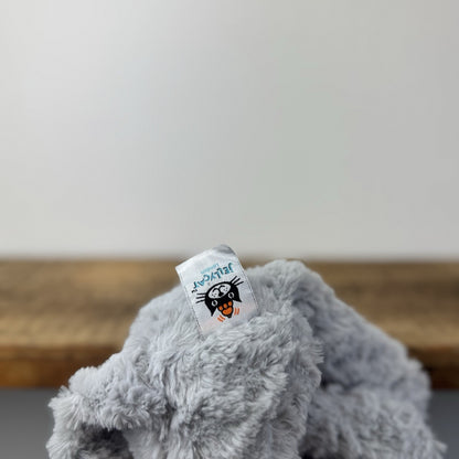 Jellycat Bobo Elephant - Grey Textured Beanie Soft Toy Retired Rare Vintage 14"