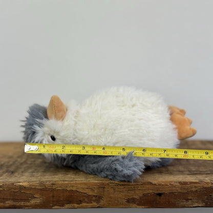 Jellycat Small Rolbie Penguin - Fluffy Grey Plump Penguin Beanie Retired 8"