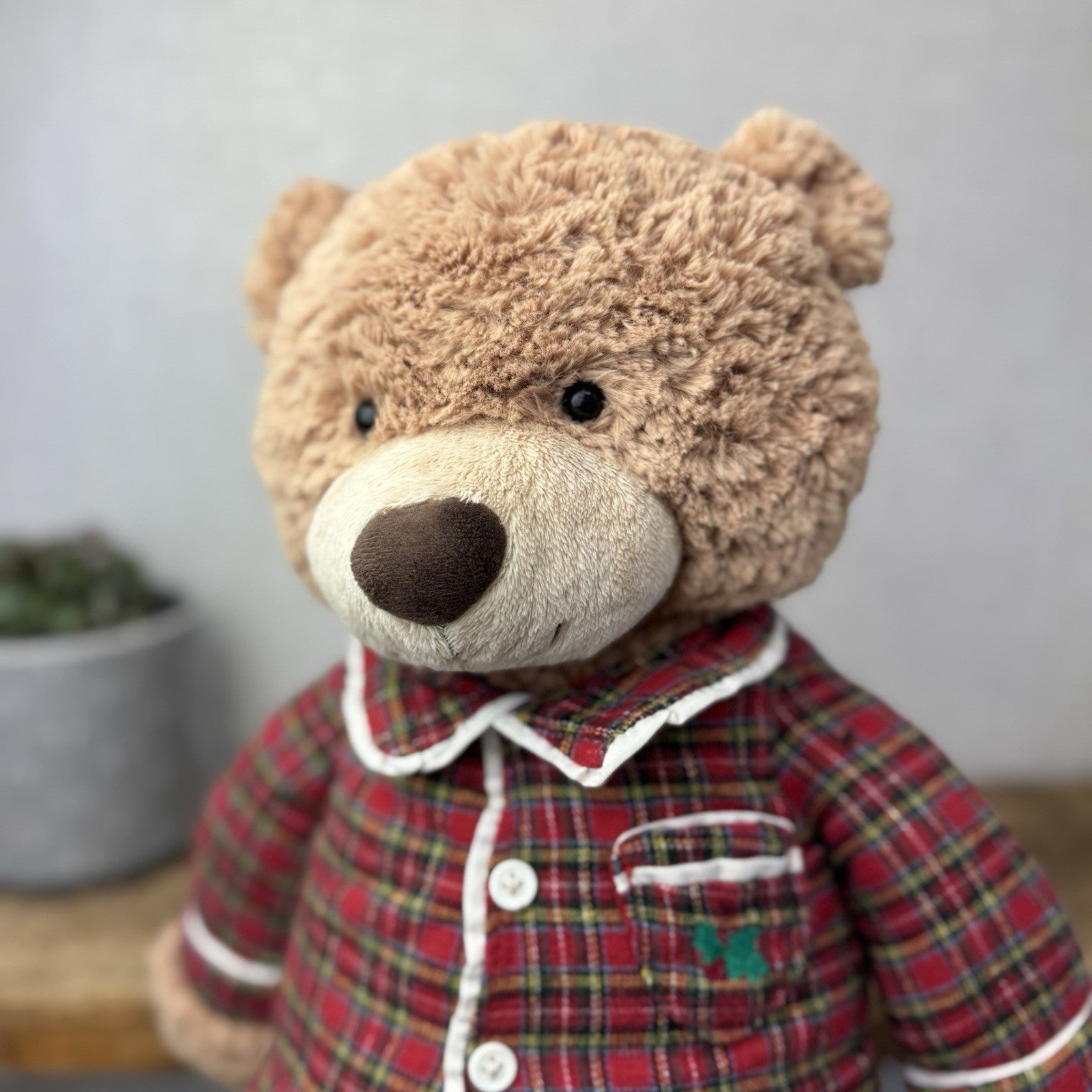 John Lewis Christmas Bed Time Bear - Large & Small (Jellycat Collaboration) Rare