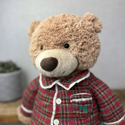 John Lewis Christmas Bed Time Bear - Large & Small (Jellycat Collaboration) Rare
